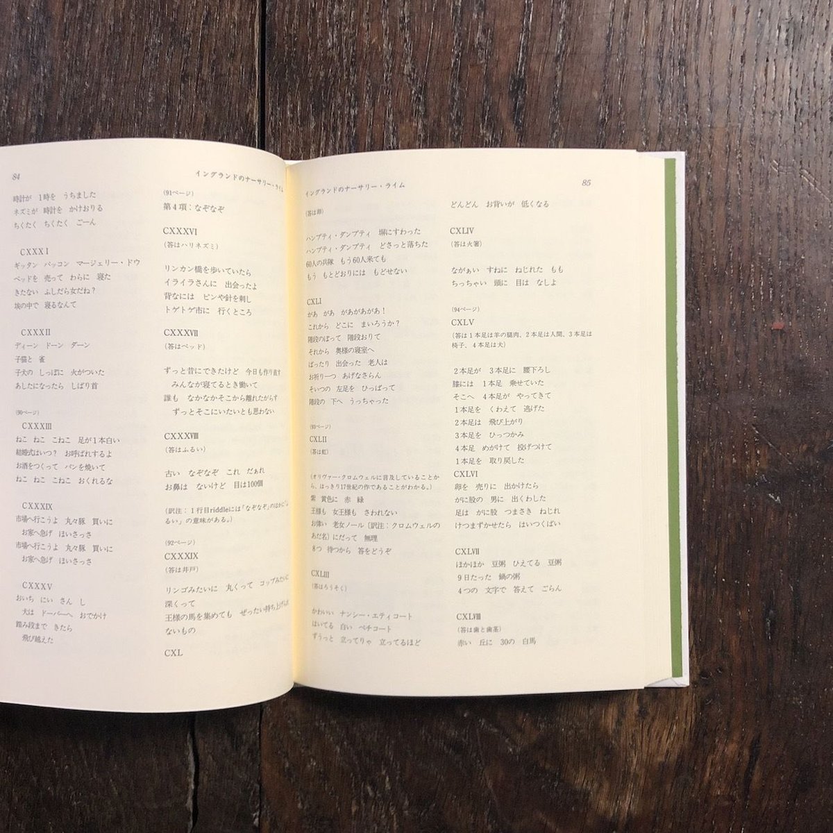 オーピー・コレクション マザーグースの世界 テキストガイド」平野敬一