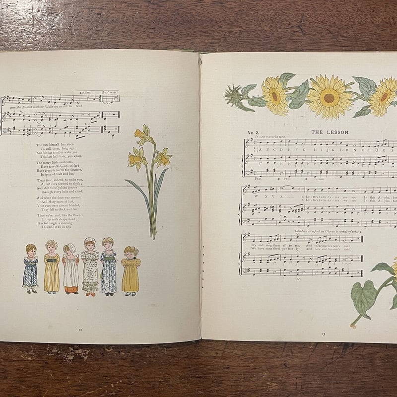 A DAY IN A CHILD'S LIFE」Kate Greenaway（ケイト・グリー