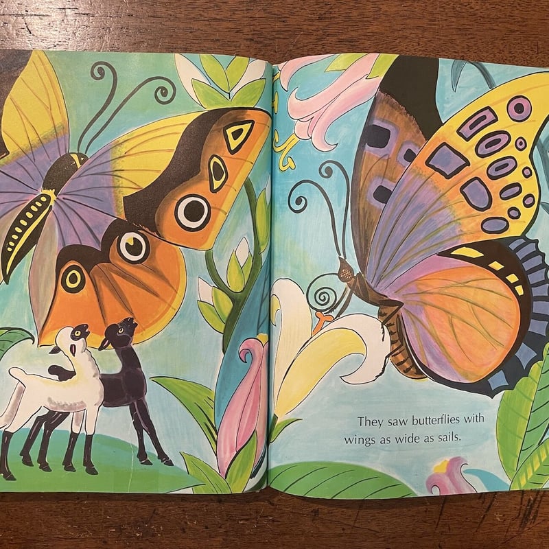 The Land of Flowers（1974年1刷）」Dahlov Ipcar（ダーロフ