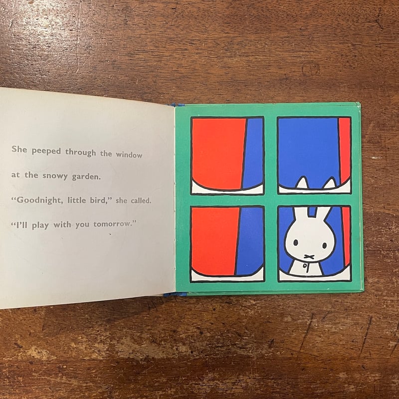 Miffy in the snow（1965年イギリス版初版／リトグラフ）」Dick Bru