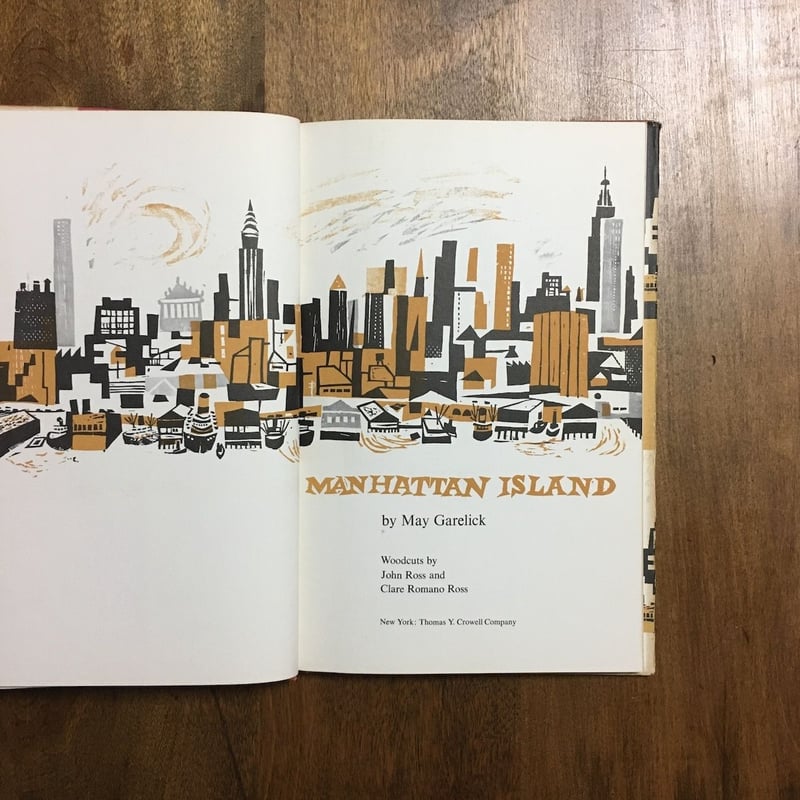 MANHATTAN ISLAND(1957年初版)」May Garelick(メイ・ゲアリッ MANHATTAN ISLAND(1957年初版)」May Garelick(メイ・ゲアリッ