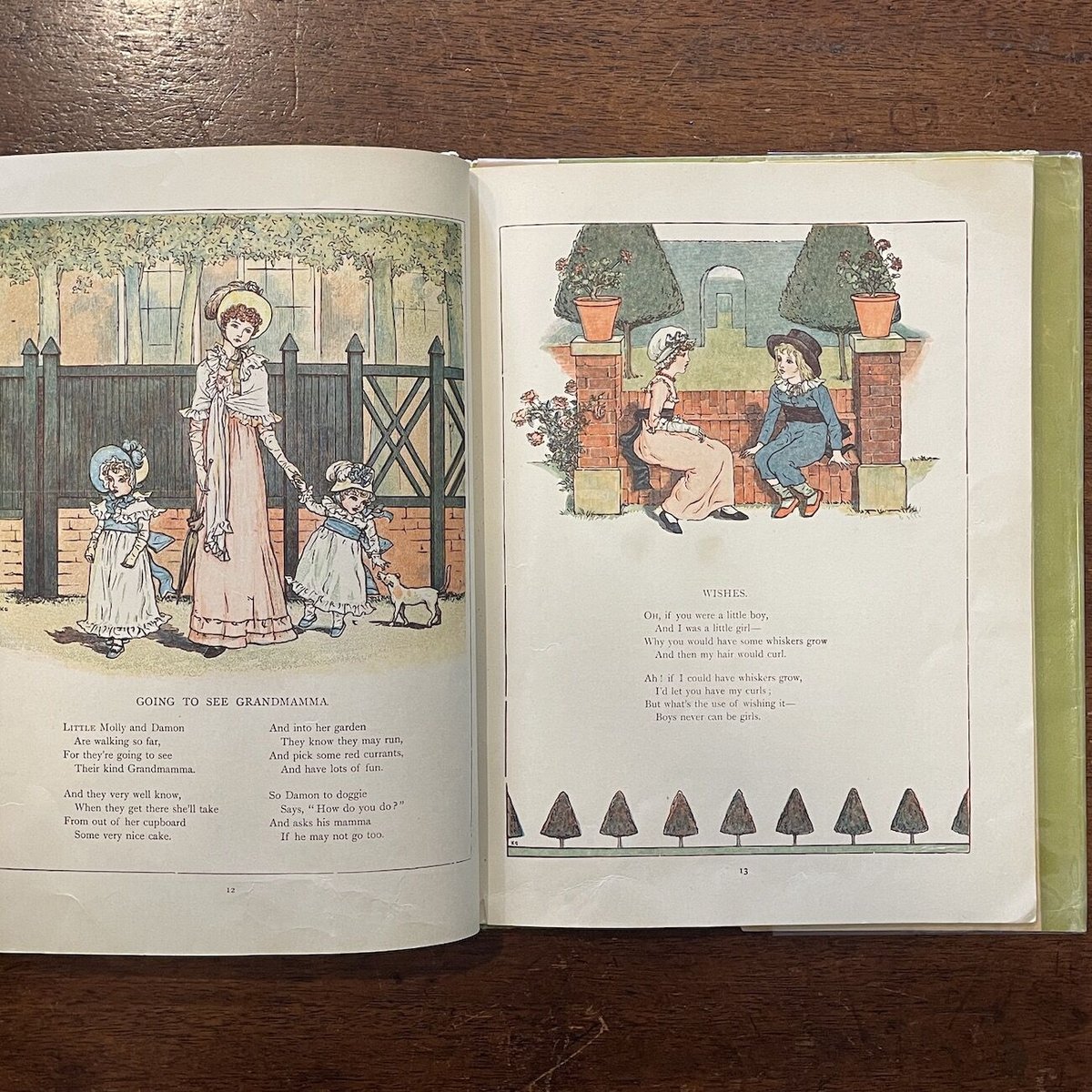 MARIGOLD GARDEN ケイト・グリーナウェイ 1880年と1920年代 ケイト・グリーナウェイのマリーゴールドガーデン Kate