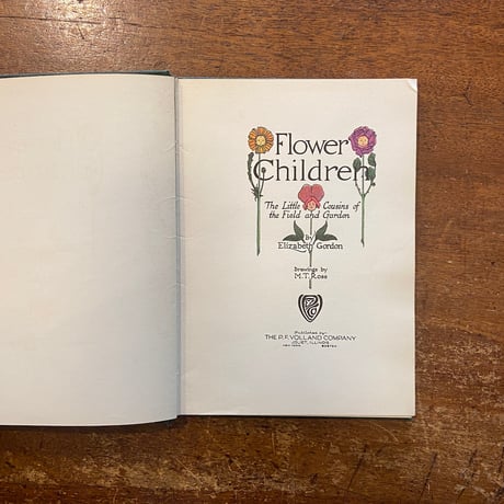 「FLOWER CHILDREN（1910年）」Elizabeth Gordon　M.T.Ross