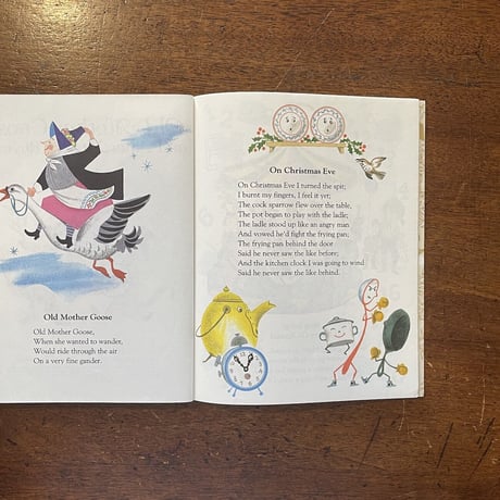 「Old Mother Goose and Other Nursery Rhymes」Alice & Martin Provensen（プロヴェンセン夫妻）