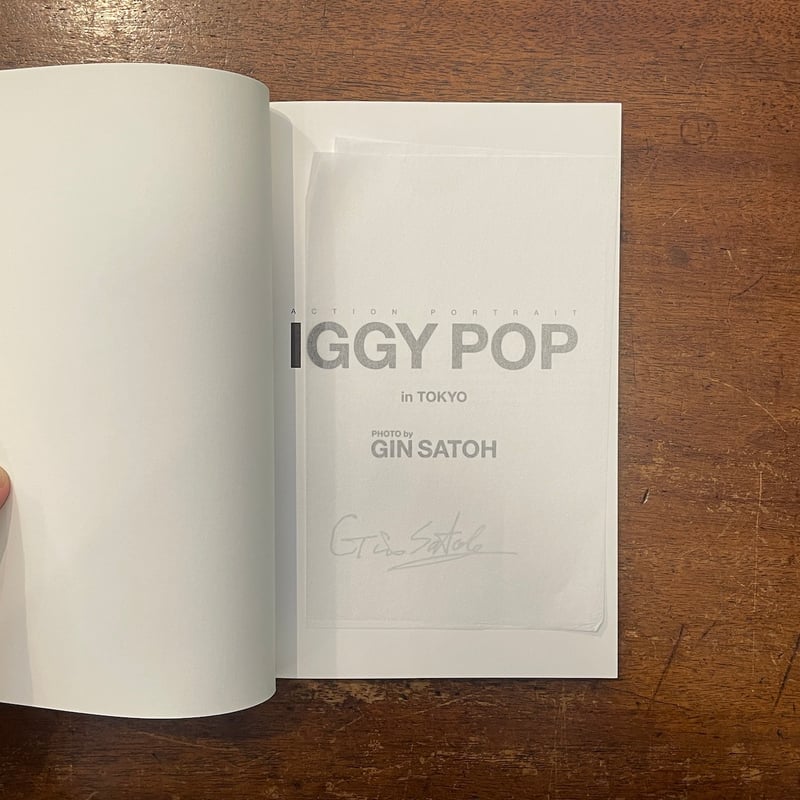 ACTION PORTRAIT IGGY POP」佐藤ジン サイン入り | Frobergu
