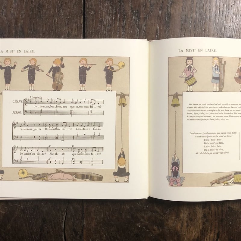 VIEILLES CHANSONS ET RONDES」M. B. de Monvel（ブー