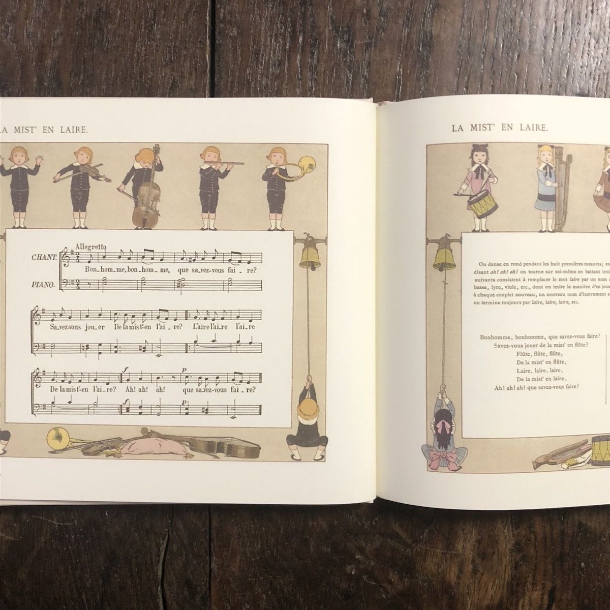 VIEILLES CHANSONS ET RONDES」M. B. de Monvel（ブー