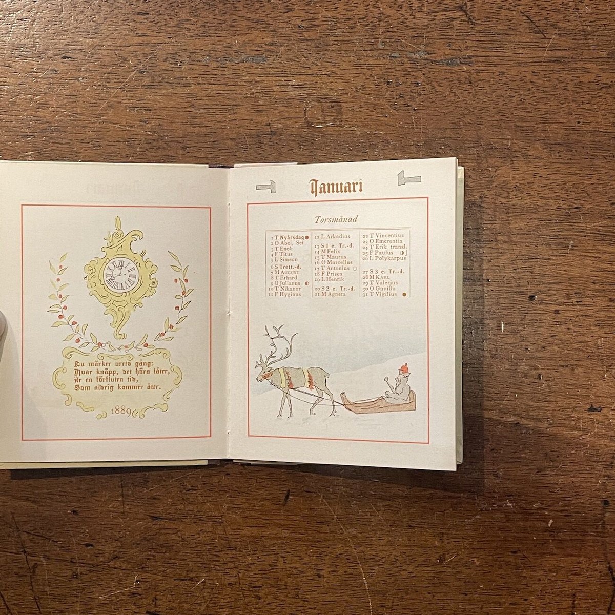 Alfred de MONTEL(洋書) ALMANACH anno 1889」Ottilia Adelborg（オッティリア・アーデ