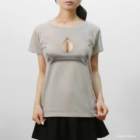 妄想ドロップTシャツ/ GRAY