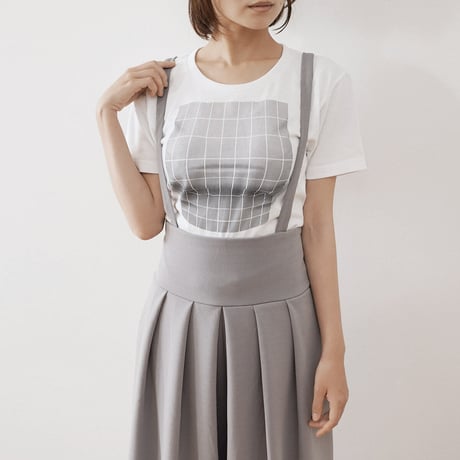 妄想マッピングＴシャツ/ Illusion grid