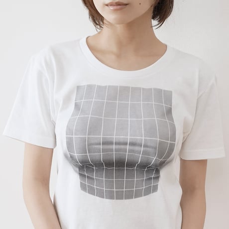 妄想マッピングＴシャツ/ Illusion grid