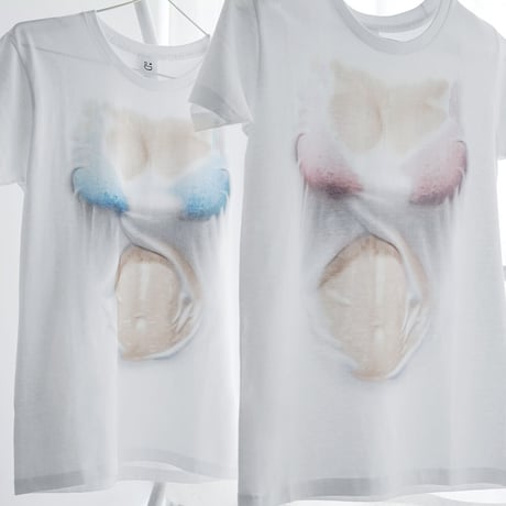 妄想マッピングTシャツ/ Splash/ Pink bra