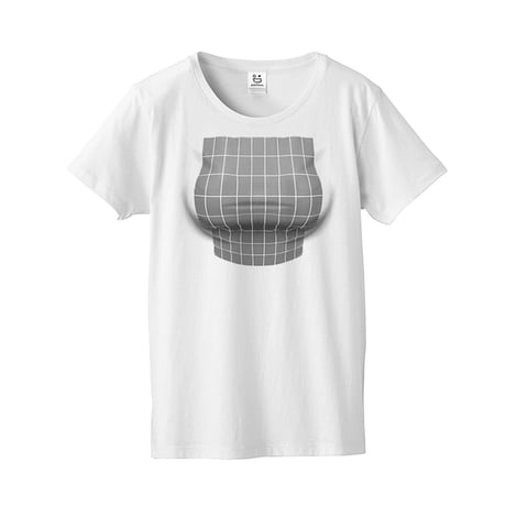 妄想マッピングＴシャツ/ Illusion grid