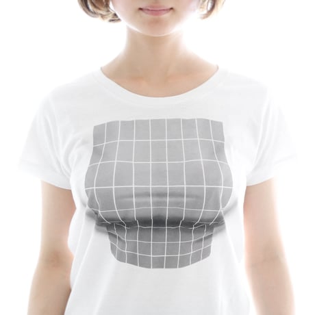 妄想マッピングＴシャツ/ Illusion grid