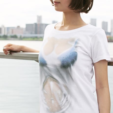 妄想マッピングTシャツ/ Splash/ Blue bra