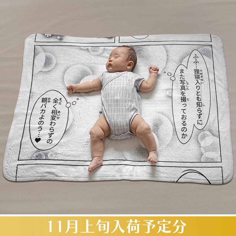 お昼寝コミックブランケット／狸寝入り〘11月上旬入荷予定分