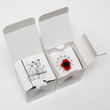 Chu-Lip Pot -White & Rouge assort set-