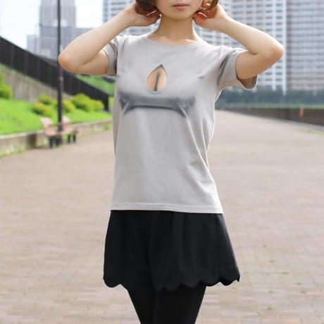 妄想ドロップTシャツ/ GRAY