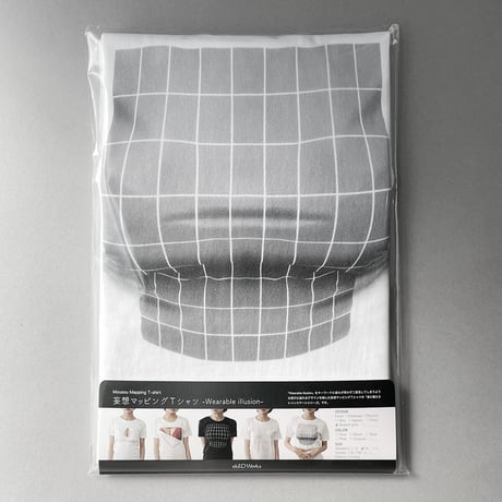 妄想マッピングＴシャツ/ Illusion grid