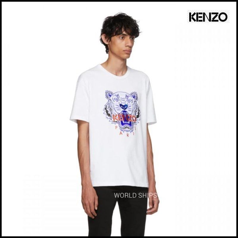 ■極美品■ KENZO ケンゾー コットン100％ 半袖 Tシャツ トップス 表記サイズ L 洋服 メンズ レディース グレー系 BG1622