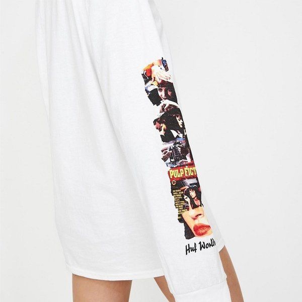 PULP FICTION パルプ・フィクション HUF コラボ シャツ 限定コラボ HUF ハフ 半袖 ボタンシャツ 総柄 パルプ