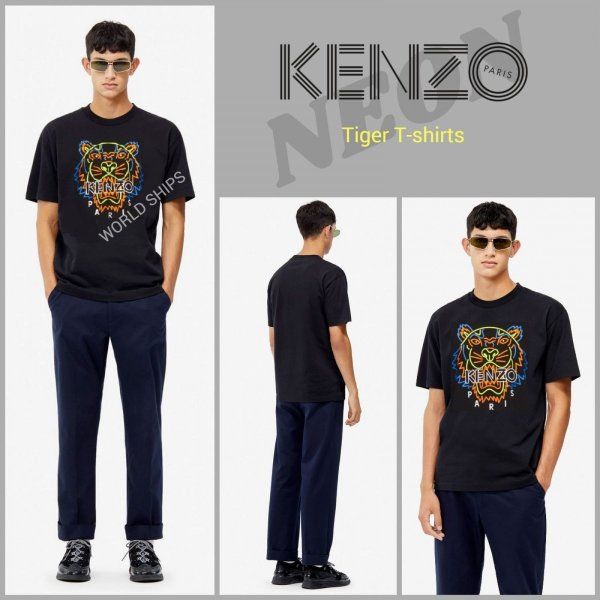 新品 KENZO Tシャツ S ブラック　黒 希少 ケンゾー レッド