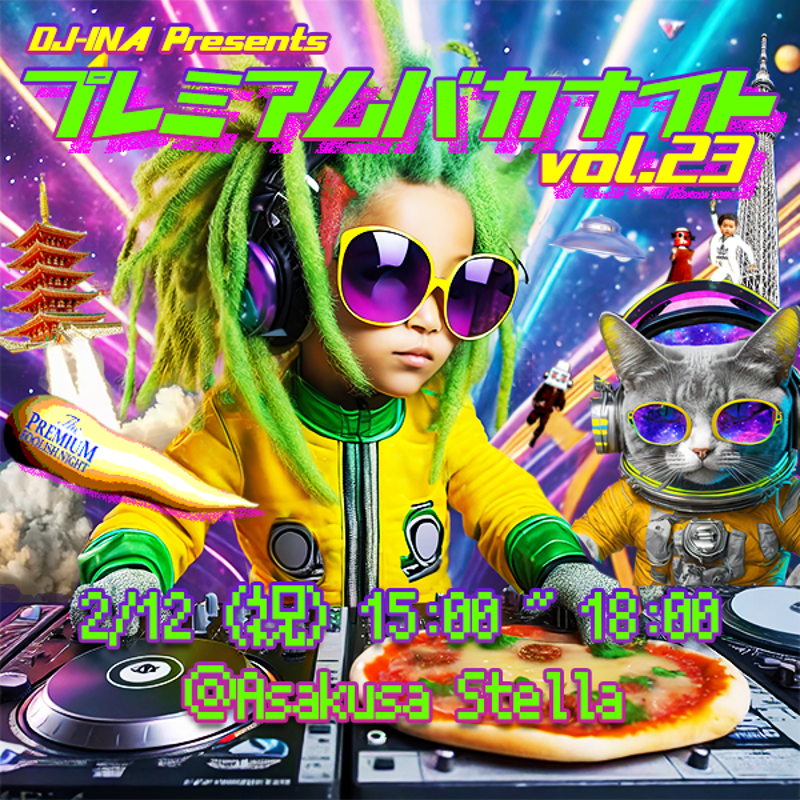 中止】DJ-INA Presents プレミアムバカナイト vol.23 | PiNX R