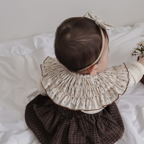 mellow bib shirring  "Herbique "