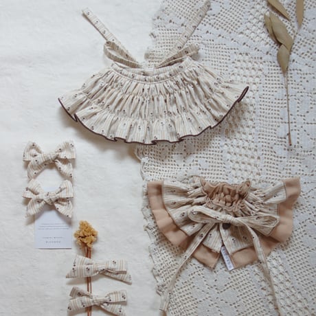 mellow bib ribbon " Herbique "