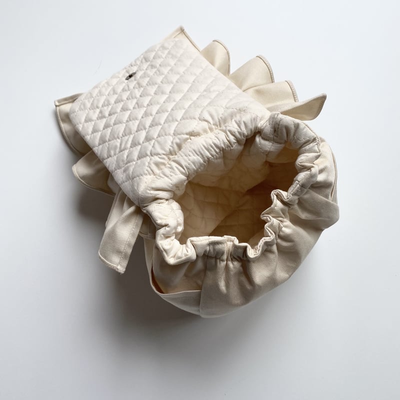 maoさま Frill ruck suck *ecru* | RiCORDO 