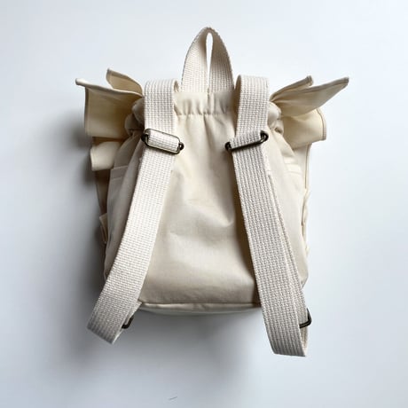 Frill ruck suck * latte beige*