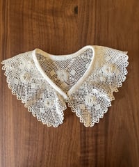 アイリッシュクロッシェレース　付け衿