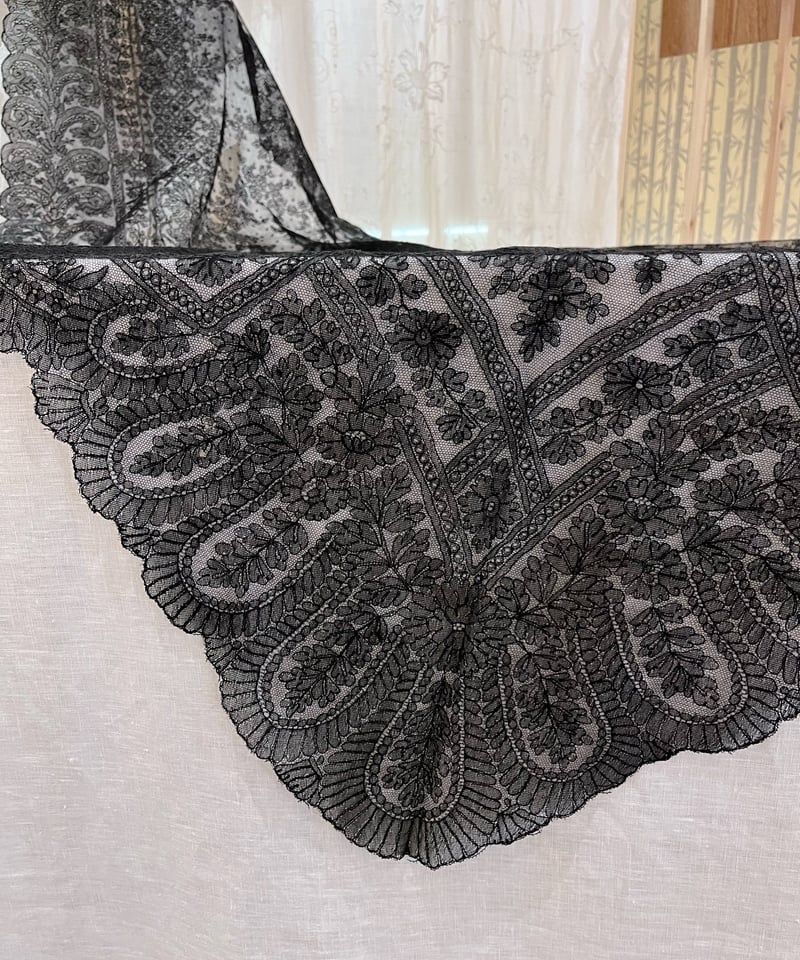 シャンティレース大判三角ストール | puce puce puce.