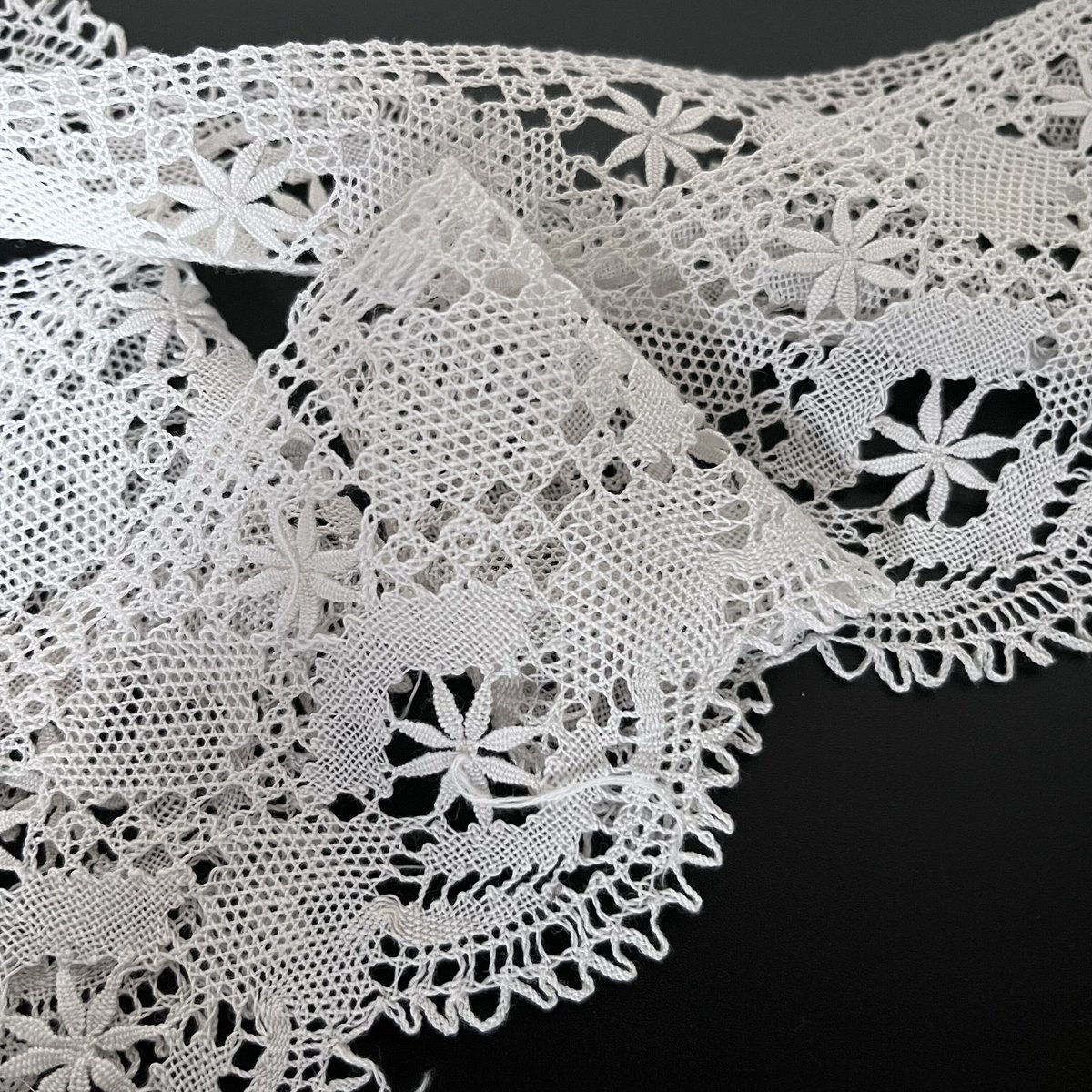 幅広ボビンレース1m 白系 RY-394 | puce puce puce.