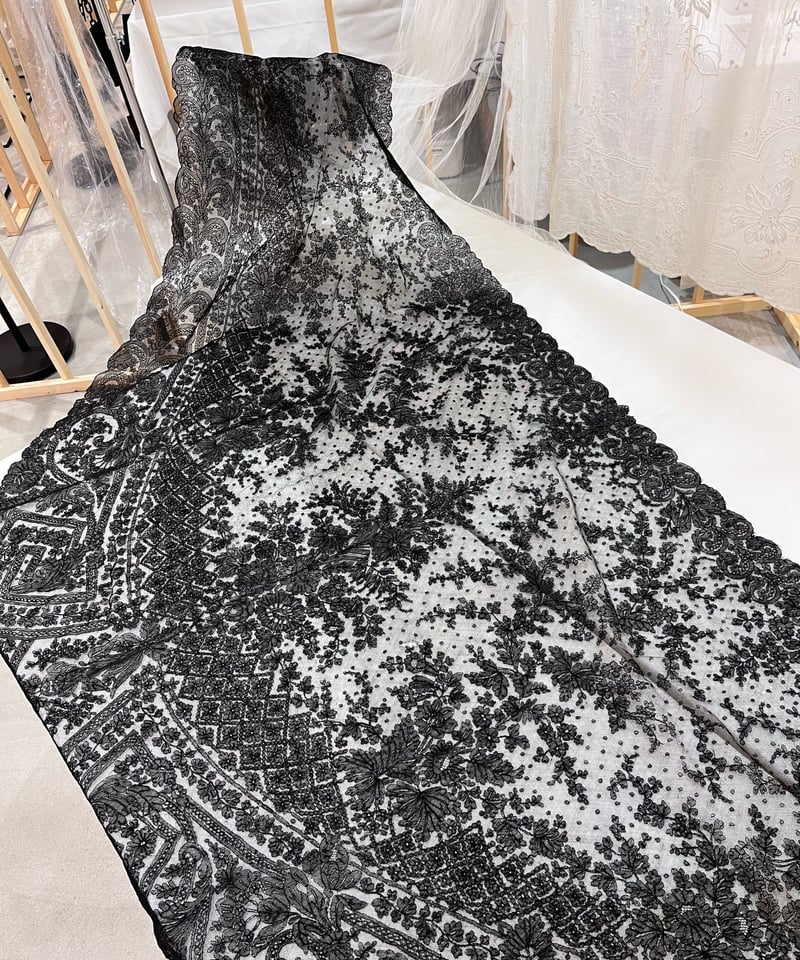 シャンティレース大判三角ストール | puce puce puce.