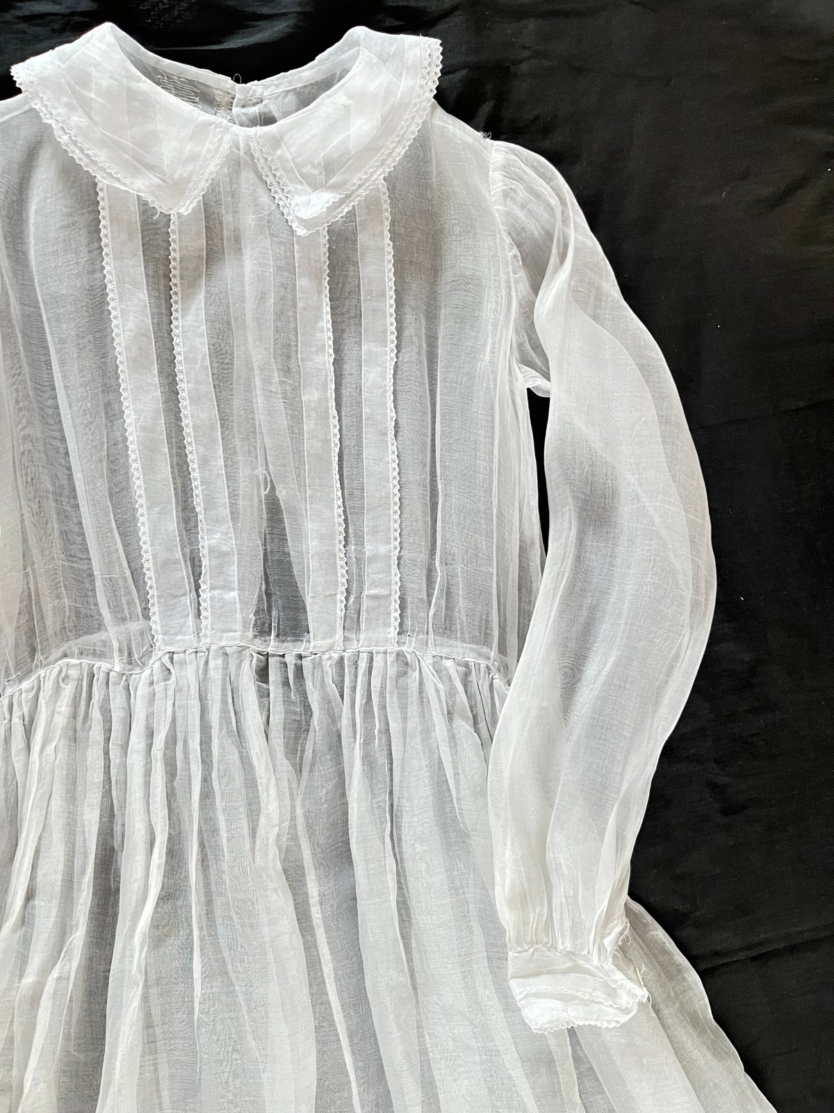 フランスアンティーク　コミュニオン　ドレス　初聖体   ハンガー付き フランスアンティーク コミュニオン ドレス 初聖体 ハンガー付き