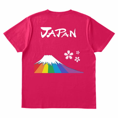 GAY GAMES Team JAPANTシャツ 富士レインボー