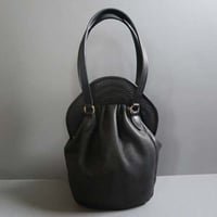 plain gama hand bag-square (black) | yammart