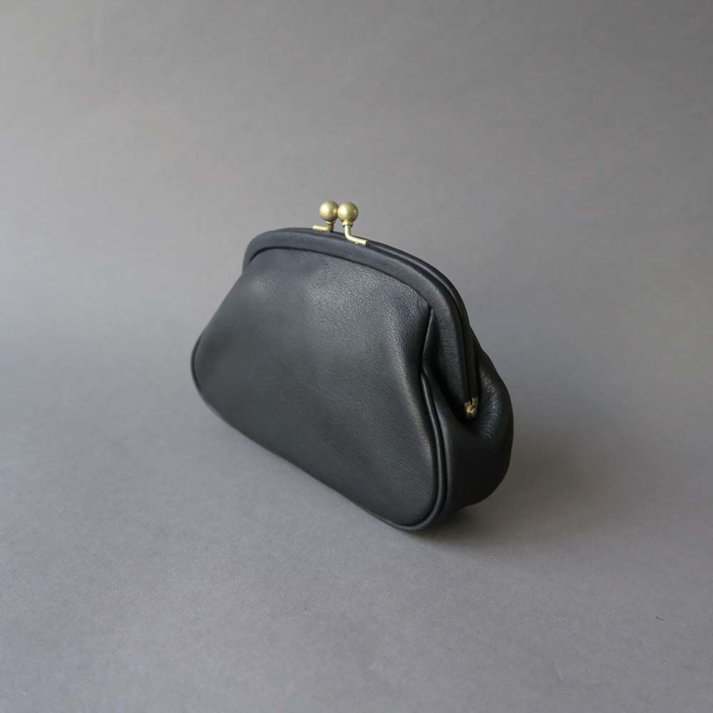 テンベア TEMBEA 財布 ポーチ がま口 黒