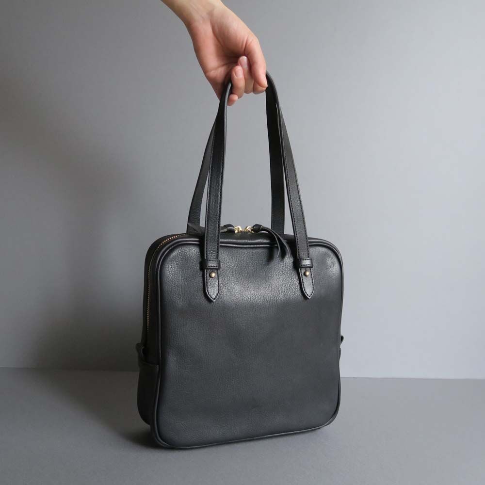 square hand bag (black) | yammart