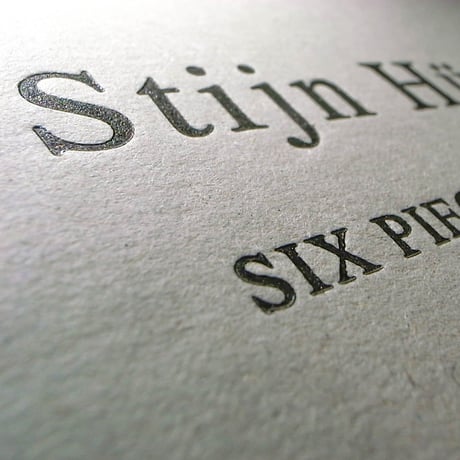 CD | Stijn Hüwels :: SIX PIECES FOR GUITAR- MATTER012