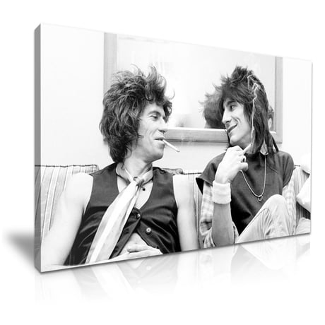 新着！　キース・リチャーズ＆ ロン・ウッド【キャンバスプリント】 限定品
