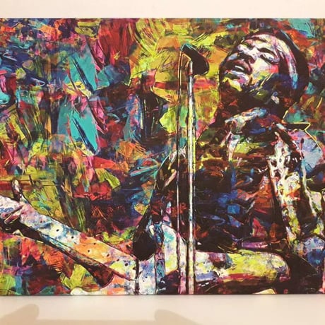 ジミー・ヘンドリックス【高画質キャンバスアートプリント】イギリス直輸入品！