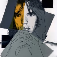 大好評！アンディー・ウォーホル作 ミック・ジャガー【インテリア アート ポスターA3】Printed in England
