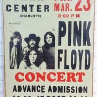 PINK FLOYD  ピンク・フロイド ブリキ看板【ハンドメイド・英国製】