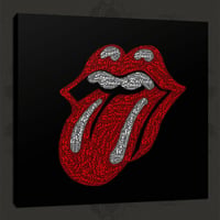 ローリング・ストーンズ「ベロ・マーク」「Lips and Tongue」キャンバスアートプリント【高画質】