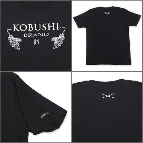 【KIDS】JPN"TIGER BUSHI"LOGO T-SHIRT 日本"虎武士"印Tシャツ 和柄 SOLDIER FIGHTER MARTIAL ARTS 格闘家 KOBUSHI BRAND