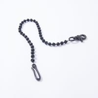ONYX SKULL WALLET CHAIN／オニキススカル ウォレットチェーン／天然石オニキス鎖[黒髑髏]　ACCESSORIES OF SKULL／スカルアクセサリー　KOBUSHI BRAND