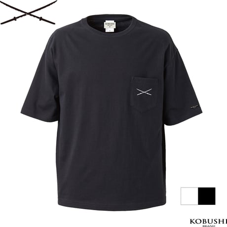KOBUSHI LOGO×KATANA POCKET T-SHIRT 拳印×日本刀 ポケットTシャツ SOLDIER FIGHTER MARTIAL ARTS KOBUSHI BRAND