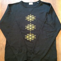 "HEMP CREST"VINTAGE CREWNECK SWEAT SHIRT／麻紋ヴィンテージクルーネックスウェットシャツ　KOBUSHI BRAND／拳BRAND／コブシブランド／こぶしぶらんど